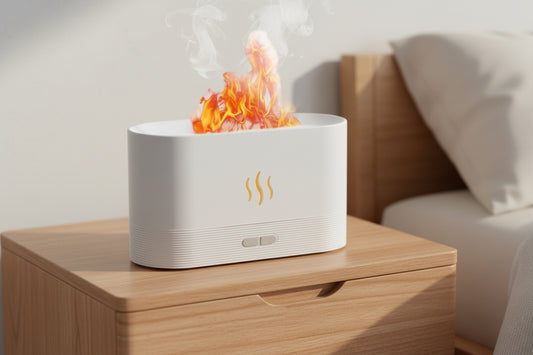 Difusor de Aceites Esenciales LED Humidificador Ultrasónico 500ml – Aromaterapia Inteligente para el Hogar Moderno